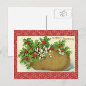 Carte postale Vintage Christmas (Devant / Derrière)