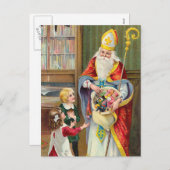 Carte postale Vintage Christmas (Devant / Derrière)