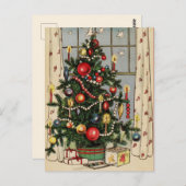 Carte postale Vintage Christmas (Devant / Derrière)