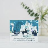 Carte postale Vintage Christmas (Debout devant)