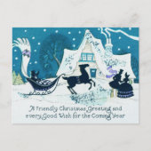 Carte postale Vintage Christmas (Devant)