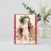 Carte postale Vintage Christmas (Debout devant)