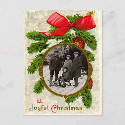 Carte postale Vintage Christmas (Devant)