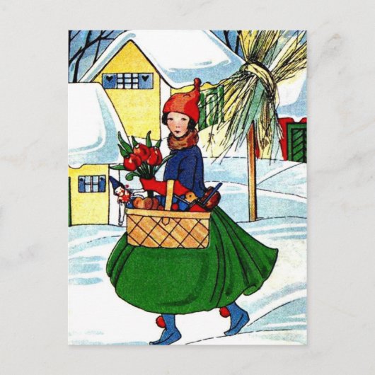 Carte postale Vintage Christmas (Devant)