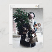 Carte postale Vintage Christmas (Devant / Derrière)