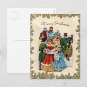 Carte postale Vintage Christmas (Devant / Derrière)