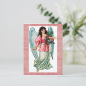 Carte postale Vintage Christmas Angel (Debout devant)