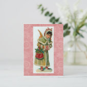 Carte postale Vintage Christmas Angel (Debout devant)
