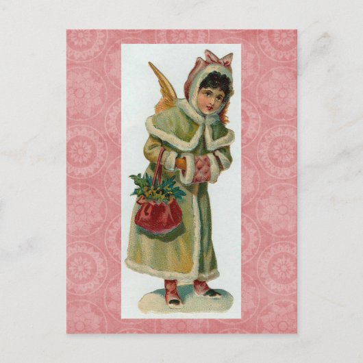 Carte postale Vintage Christmas Angel (Devant)