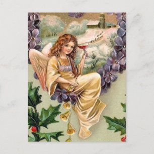 Carte postale Vintage Christmas Angel Holiday
