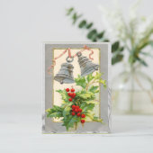 Carte postale Vintage Christmas Bells (Debout devant)