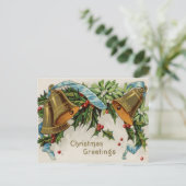Carte postale Vintage Christmas Bells (Debout devant)