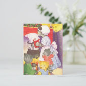 Carte Postale Vintage Christmas Cats (Debout devant)