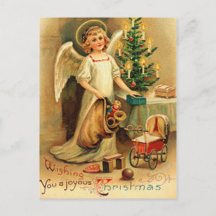 Carte postale Vintage Christmas Cherub