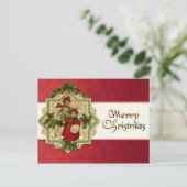 Carte postale Vintage Christmas Children (Debout devant)