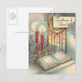 Carte postale Vintage Christmas Design (Devant / Derrière)