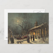 Carte postale Vintage Christmas Eve (Devant / Derrière)