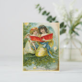 Carte postale Vintage Christmas Holiday Angles (Debout devant)