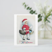 Carte postale Vintage Christmas Image (Debout devant)