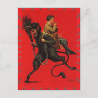Carte postale Vintage Christmas Krampus