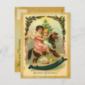 Carte postale Vintage Christmas Morning (Devant / Derrière)