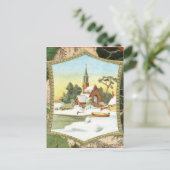 Carte postale Vintage Christmas Scene (Debout devant)