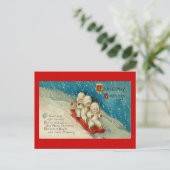 Carte postale Vintage Christmas Snowbabs (Debout devant)