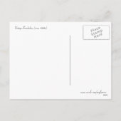 Carte postale Vintage Christmas Snowbabs (Dos)