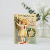 Carte postale Vintage Christmas Tide (Debout devant)