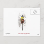 Carte postale Vintage Christmas Town (Dos)