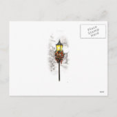 Carte postale Vintage Christmas Town (Dos)