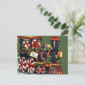 Carte postale Vintage Christmas Train (Debout devant)