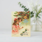 Carte postale Vintage Christmas Tree (Debout devant)