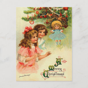 Carte postale Vintage Christmas Tree