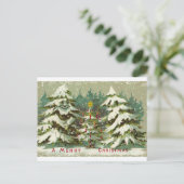 Carte postale Vintage Christmas Tree (Debout devant)