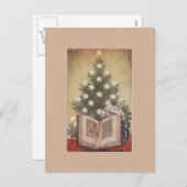 Carte postale Vintage Christmas Tree (Devant / Derrière)