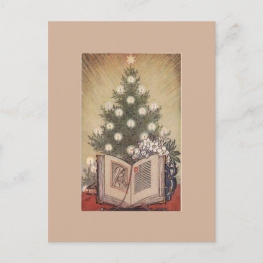 Carte postale Vintage Christmas Tree (Devant)