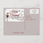 Carte postale vintage ChristmasTown (Dos)