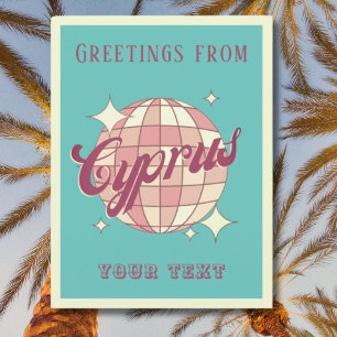 Carte postale Vintage Chypre Zypern Retro