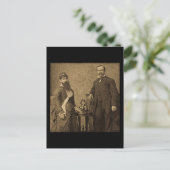 Carte Postale Vintage Cirque Freak Lady Portée (Debout devant)