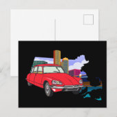 Carte Postale Vintage Citroen (Devant / Derrière)