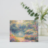 Carte postale Vintage Claude Monet (Debout devant)