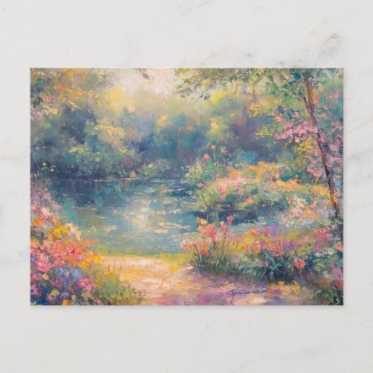 Carte postale Vintage Claude Monet (Devant)