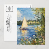 Carte postale Vintage Claude Monet (Devant / Derrière)