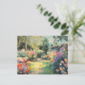 Carte postale Vintage Claude Monet (Debout devant)