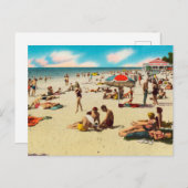 Carte postale vintage Clearwater Beach, Floride Tr (Devant / Derrière)