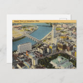 Carte Postale Vintage Colombus, Ohio (Devant / Derrière)