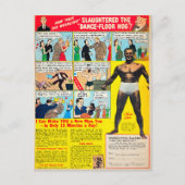 Carte Postale vintage Comic Book Muscle Publicité (Devant)
