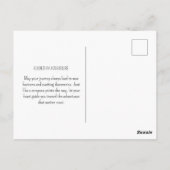 Carte Postale Vintage Compass Nautique Voile Océan Aventure (Dos)