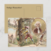 Carte Postale Vintage Connecticut (Devant / Derrière)